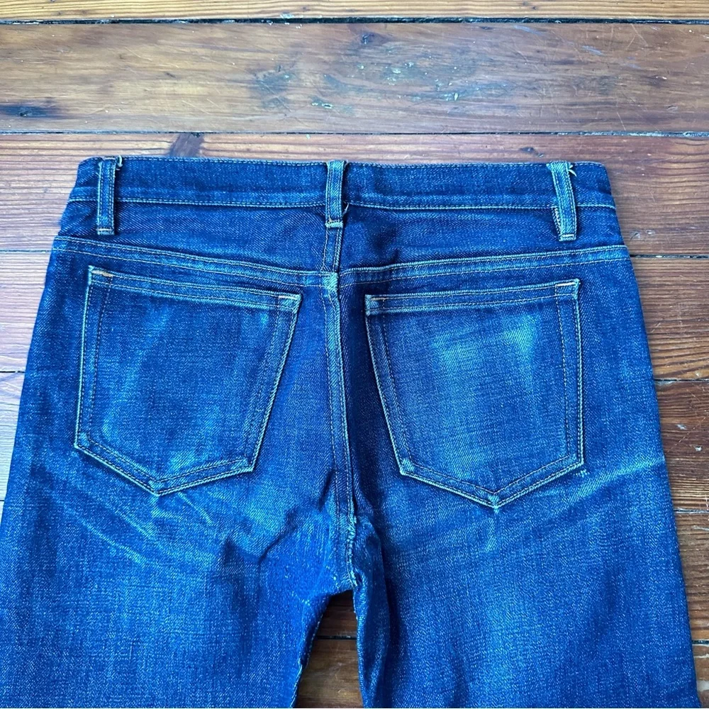 A.P.C. Petite New Standard worn in tailored jeans, *altered
